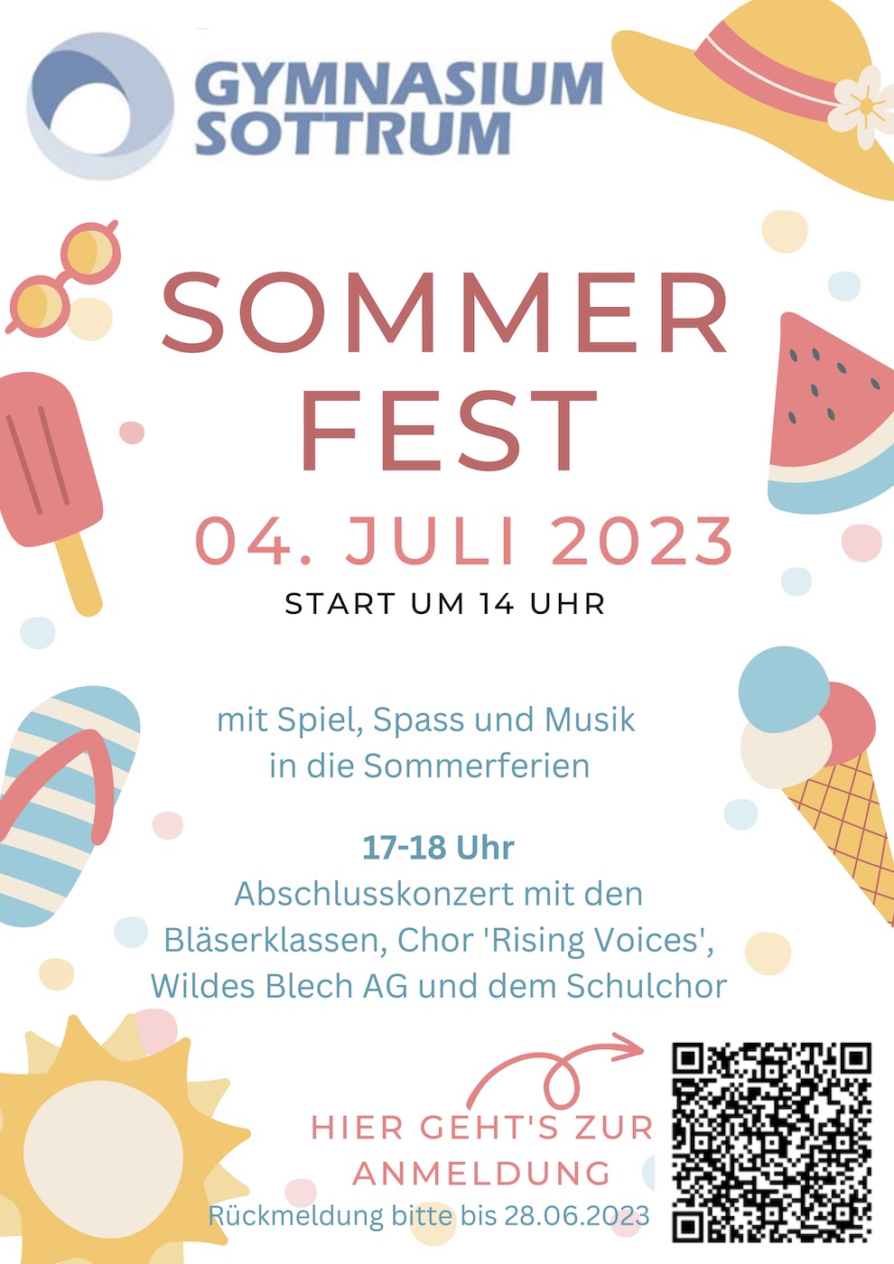 Sommerfest 2023 Flyer