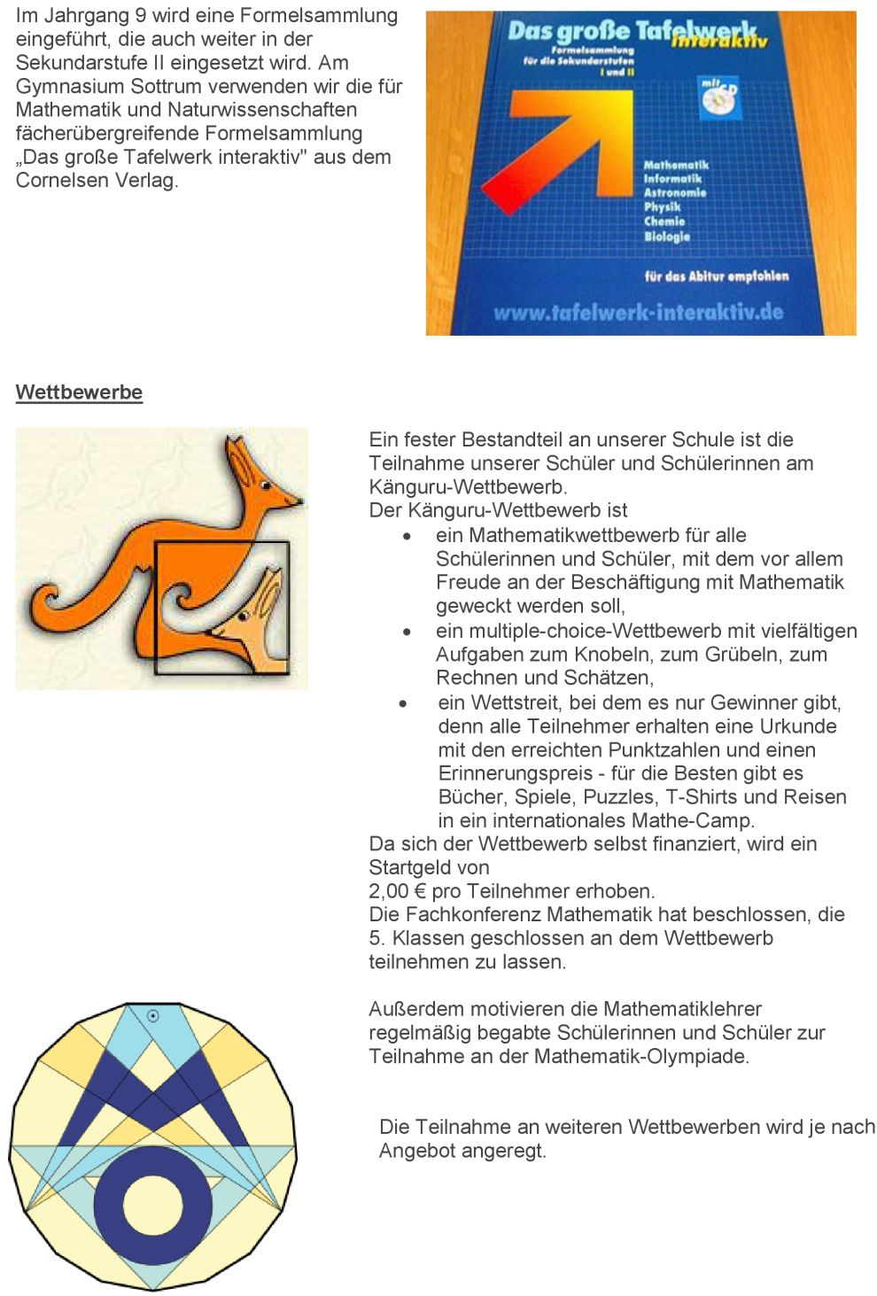 Gymnasium Sottrum Mathematik